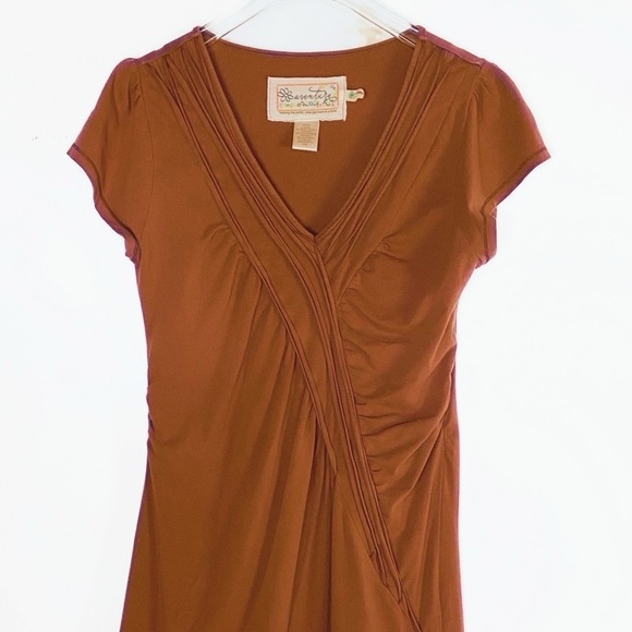 Aventura Organic Cotton blend Dress Orange - Womens size L - Picture 3 of 7